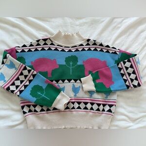 SOLD: Farm cropped turtle neck sweater